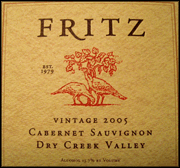 Fritz 2005 Cabernet